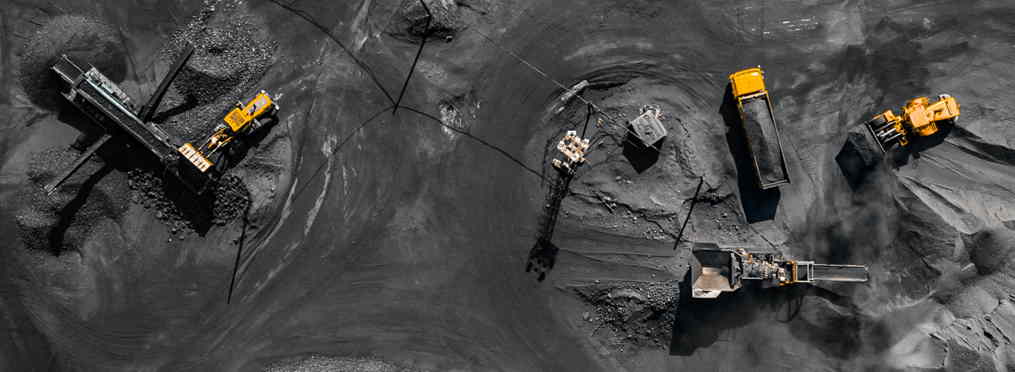 coal mining above ground