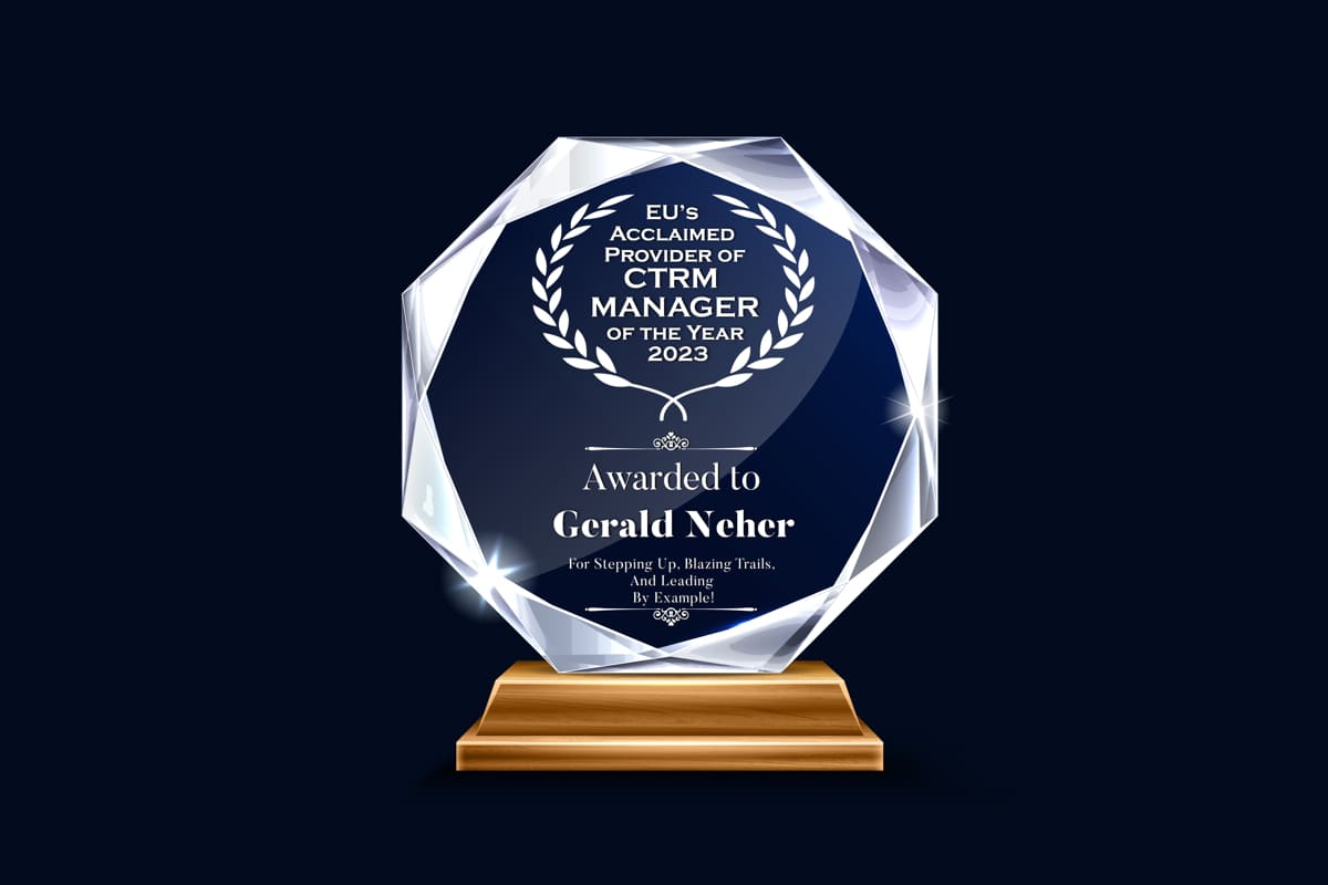 The CIO Today Trophy for EU's Acclaimed Provider of CTRM Manager of 2023